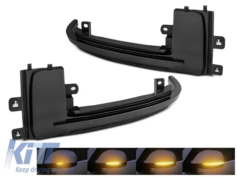 Semnale LED de tunning potrivite pentru oglinzile laterale ale Audi A3 2010-2012, A4 2010-2015, A5 2010-2016, RS5 2013-2015, S4 2010-2015, S5 2010-2016