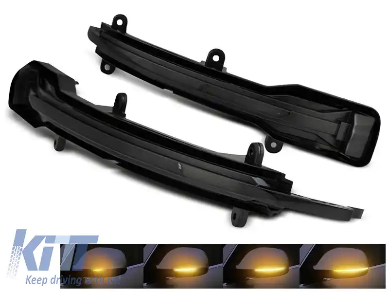 Semnale LED de tunning potrivite pentru oglinzile laterale ale Audi Q5 după 2012, Q7 2010-2015