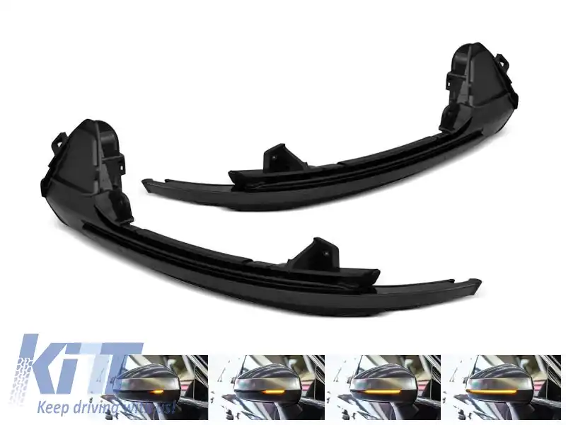 Semnale LED de tunning potrivite pentru oglinzile laterale ale Audi A6 C7 sedan/avant/allroad după 2010