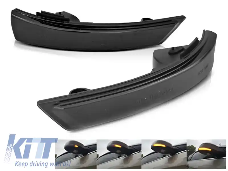 Semnale LED de tunning potrivite pentru oglinzile laterale ale Ford Focus MK2 2007-2010, Focus MK3 2011-2018 / MONDEO MK4 2010-2014