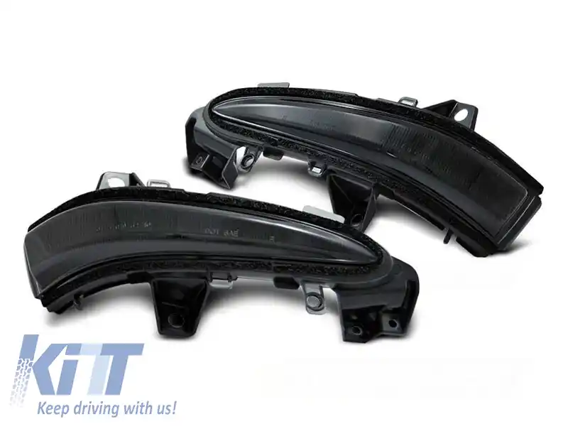 Semnale LED de tunning potrivite pentru oglinzile laterale ale Lexus RX 2009-2015 cu bază neagră