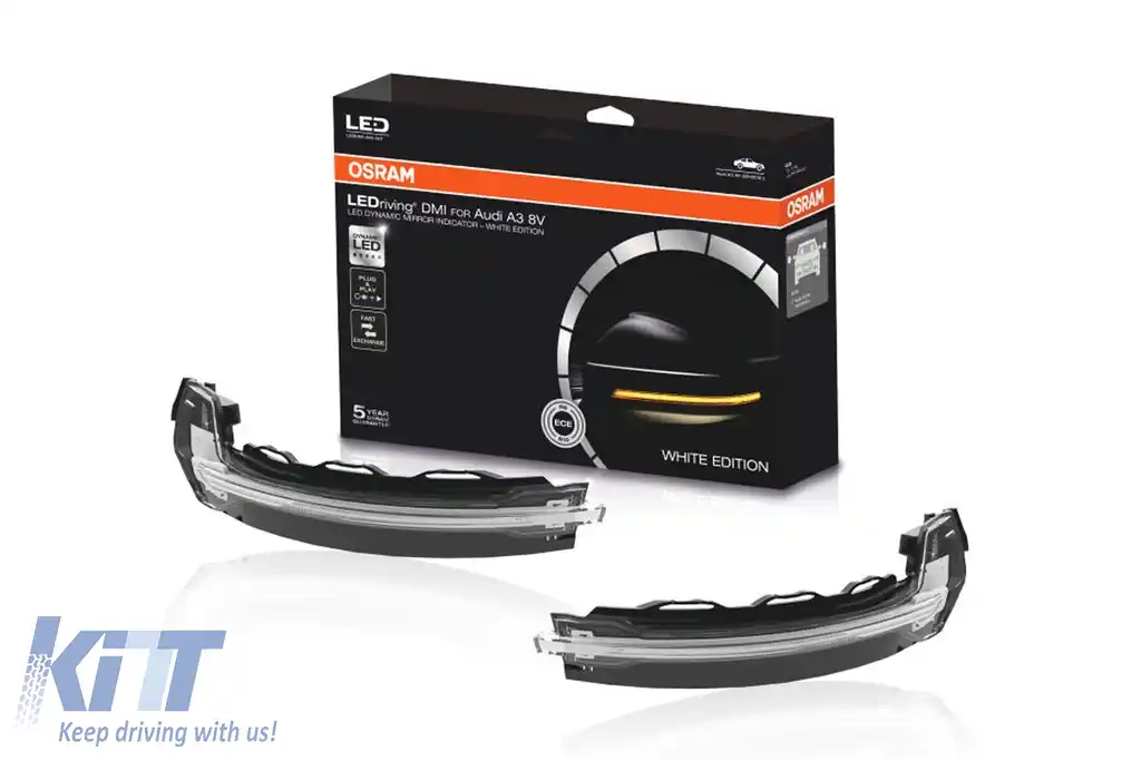 image-31-Semnalizatoare dinamice LED cromate Osram potrivite pentru oglinzile Audi A3 2013-2018