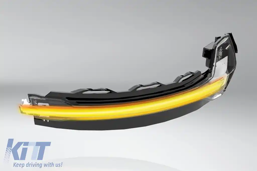 Semnalizatoare dinamice LED cromate Osram potrivite pentru oglinzile Audi A3 2013-2018-image-6152249
