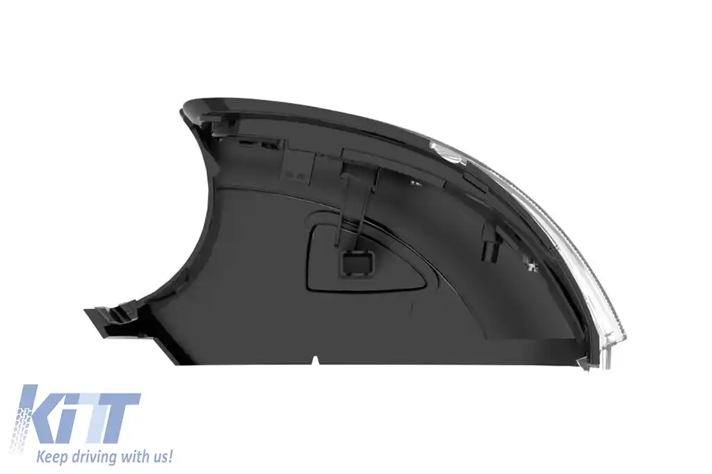 Semnalizatoare dinamice LED fumurii potrivite pentru oglinzile VW Golf 6 2008-2013, Touran 2010-2015-image-6238319