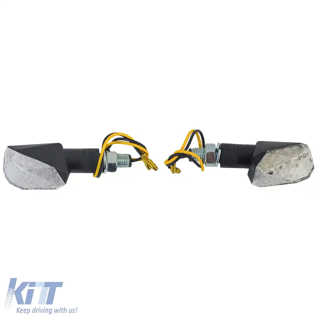 Semnalizator LED Mini pentru motocicletă, indicator mini personalizat cu lentilă clară și E-Mark, 20mm