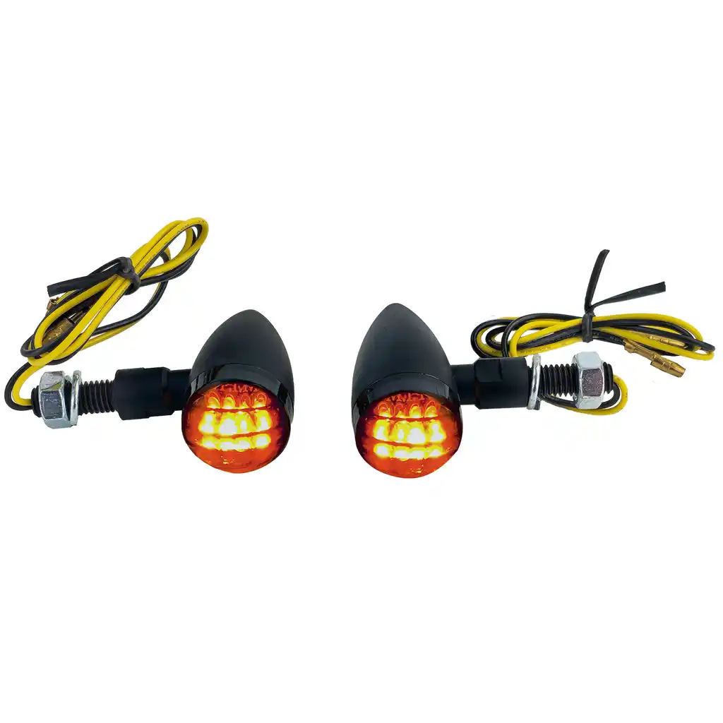 image-43-Semnalizator LED universal mini pentru motocicletă, tip bullet, cu sticlă fumurie neagră și marcaj E
