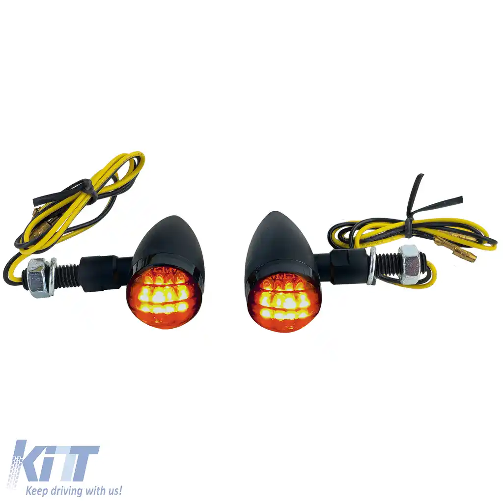 image-24-Semnalizator LED universal mini pentru motocicletă Bullet cu sticlă fumurie neagră și E-Mark