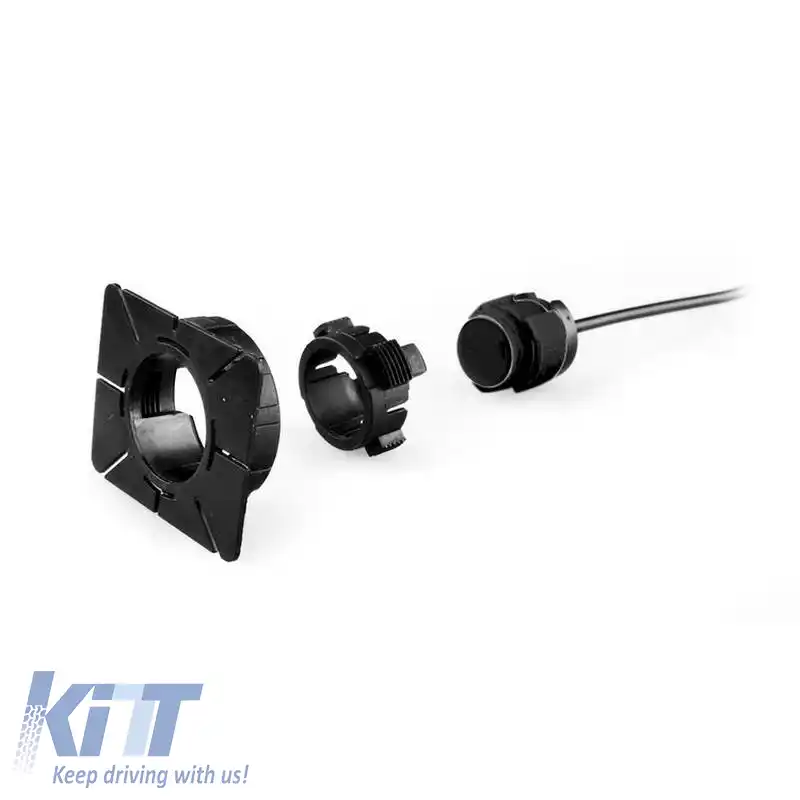 Senzor de parcare PDC cu 4 senzori interni de 16mm negru cu buzzer OEM Steelmate PTS411EX OEM-image-6319371