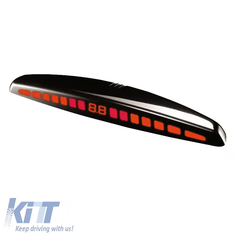 Senzor de parcare PDC potrivit pentru 4 senzori de 18mm cu display LED și buzzer Keetec BS420LED-image-6299521