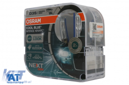 Set 2 Becuri Auto Xenon OSRAM XENARC COOL BLUE INTENSE NEXT GEN D3S HID 66340CBN-HCB-image-6088729