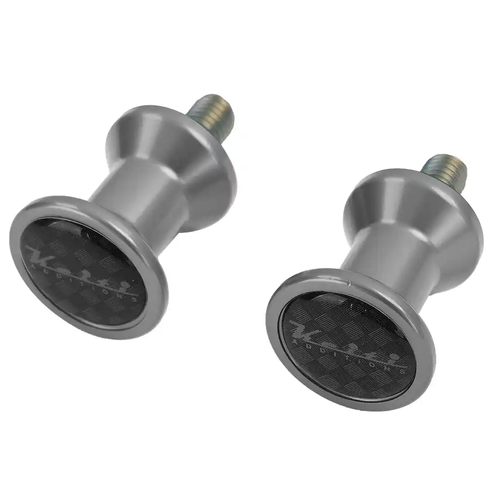 Set adaptor de montare pentru protecția brațului oscilant Keiti Alu Bobbins, M6, argintiu
