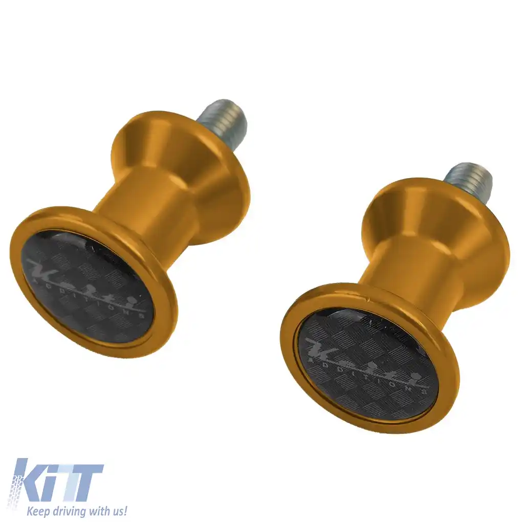 Set adaptor pentru suportul de protecție a brațului oscilant Keiti din aluminiu M8 Aurie