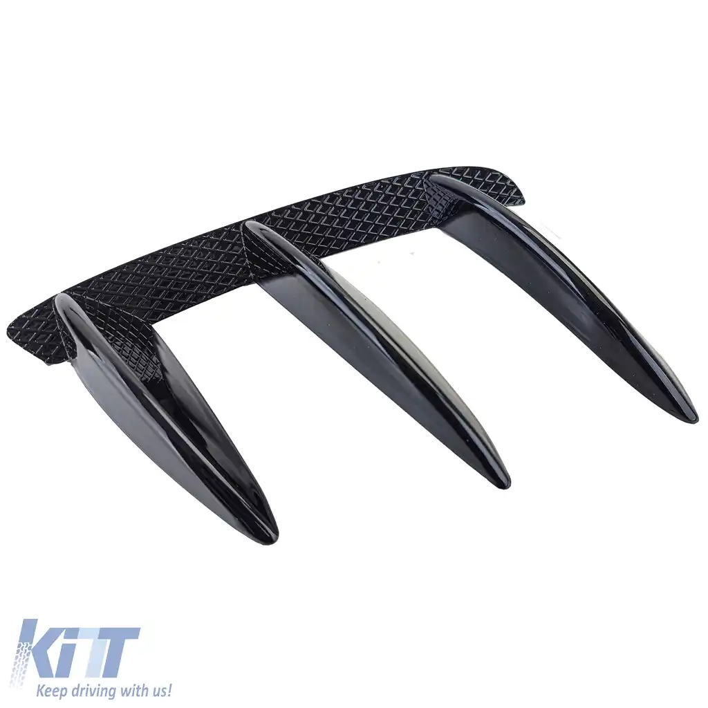 Set aripi spoiler cu flapsuri splitter bara spate potrivit pentru Mercedes A W176 13-18-image-6193260