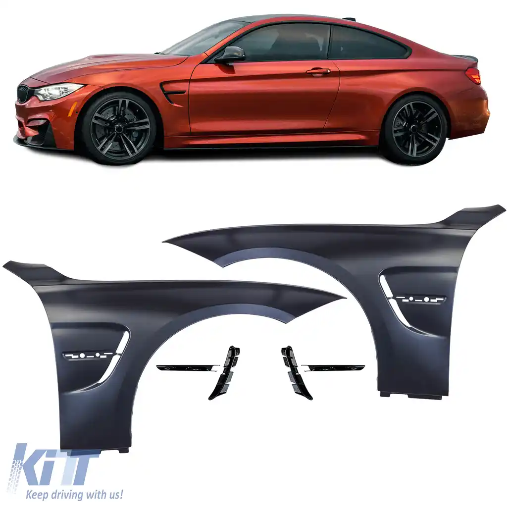 Set aripi sport stânga dreapta, potrivit pentru BMW Seria 3 F30 F31 2011-2019 x