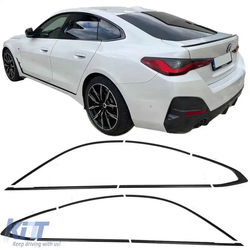 Set benzi de finisare Shadow Line lucioase pentru BMW G26 Gran Coupe Seria 4