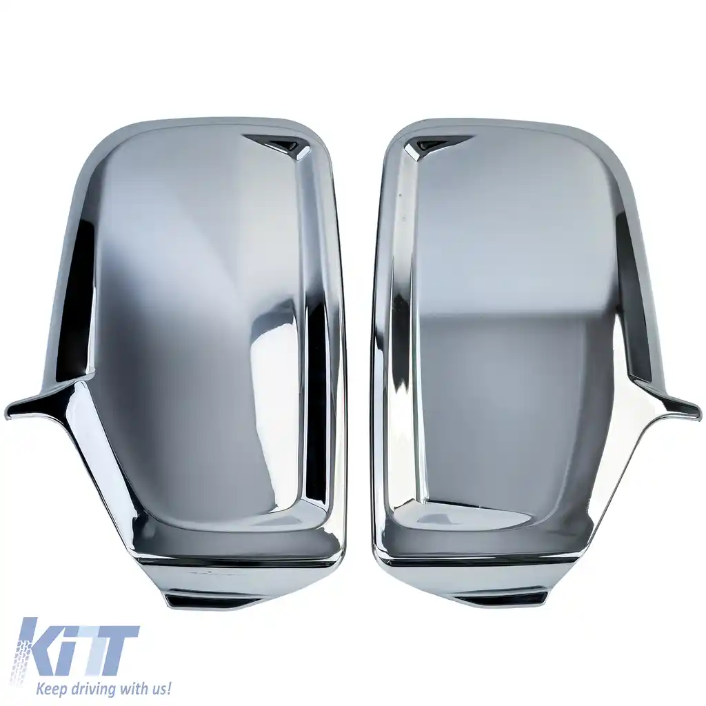 Set capac oglinzi cromat potrivit pentru Mercedes Sprinter W906 și VW Crafter 2E 2006-2018-image-6194760