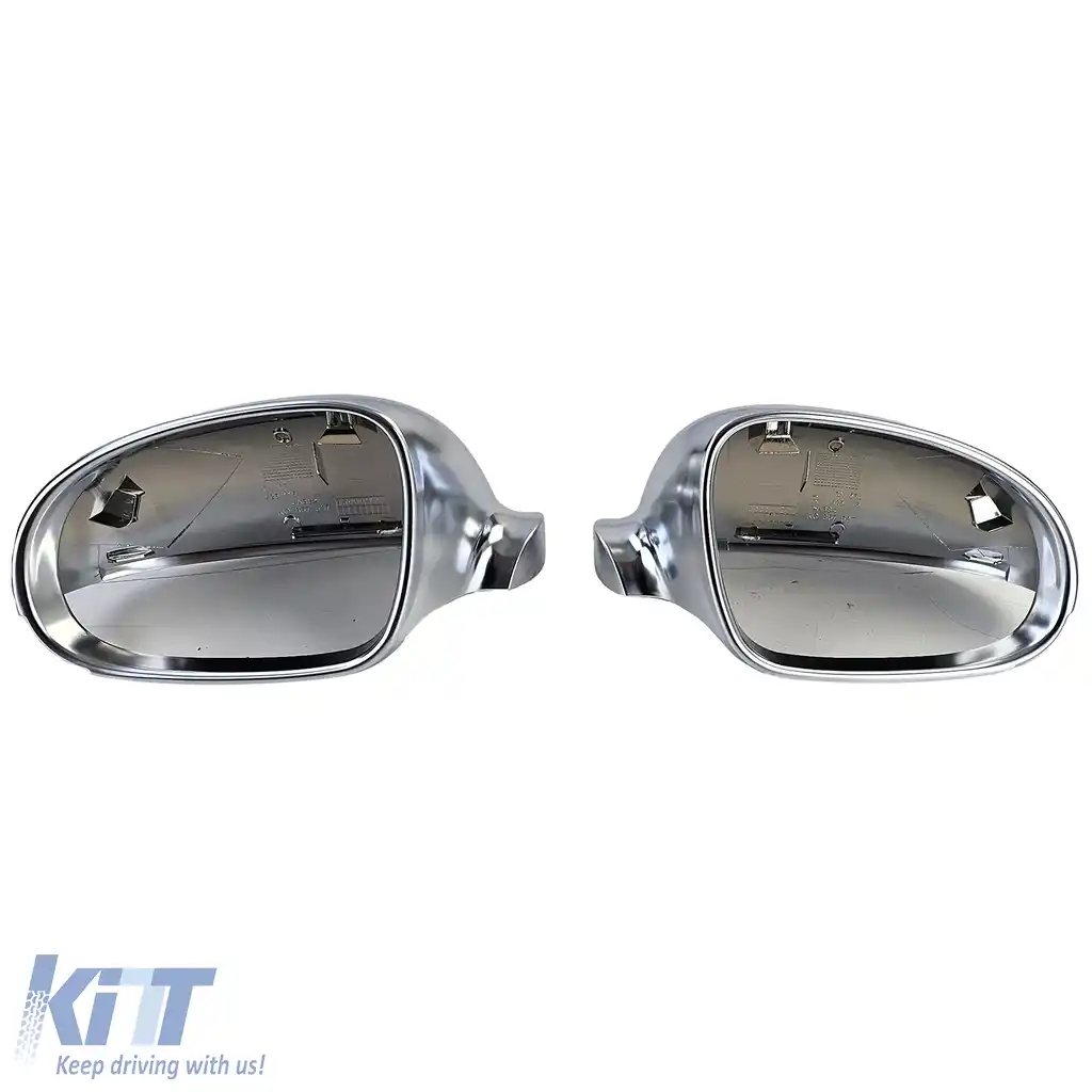Set capac oglinzi de schimb aspect aluminiu pentru VW Golf 5 2003-2009-image-6205810