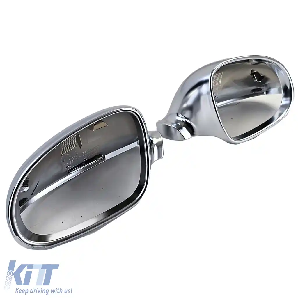 Set capac oglinzi de schimb aspect aluminiu pentru VW Golf 5 2003-2009-image-6205812