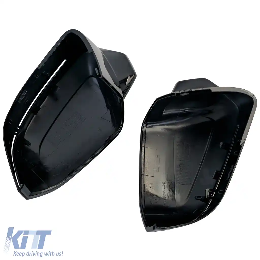 Set capac oglinzi pentru înlocuire Gloss Black se potrivește pentru BMW Seria 5 G60 G61 din 2023-image-6194780
