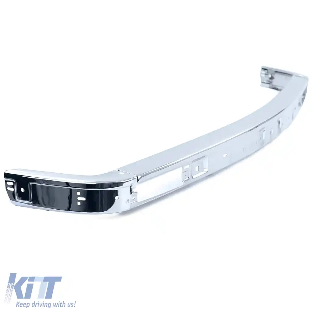 Set cromat pentru bara fata dreapta stanga centrala pentru BMW Seria 3 E30 pre-facelift 82-87-image-6203930