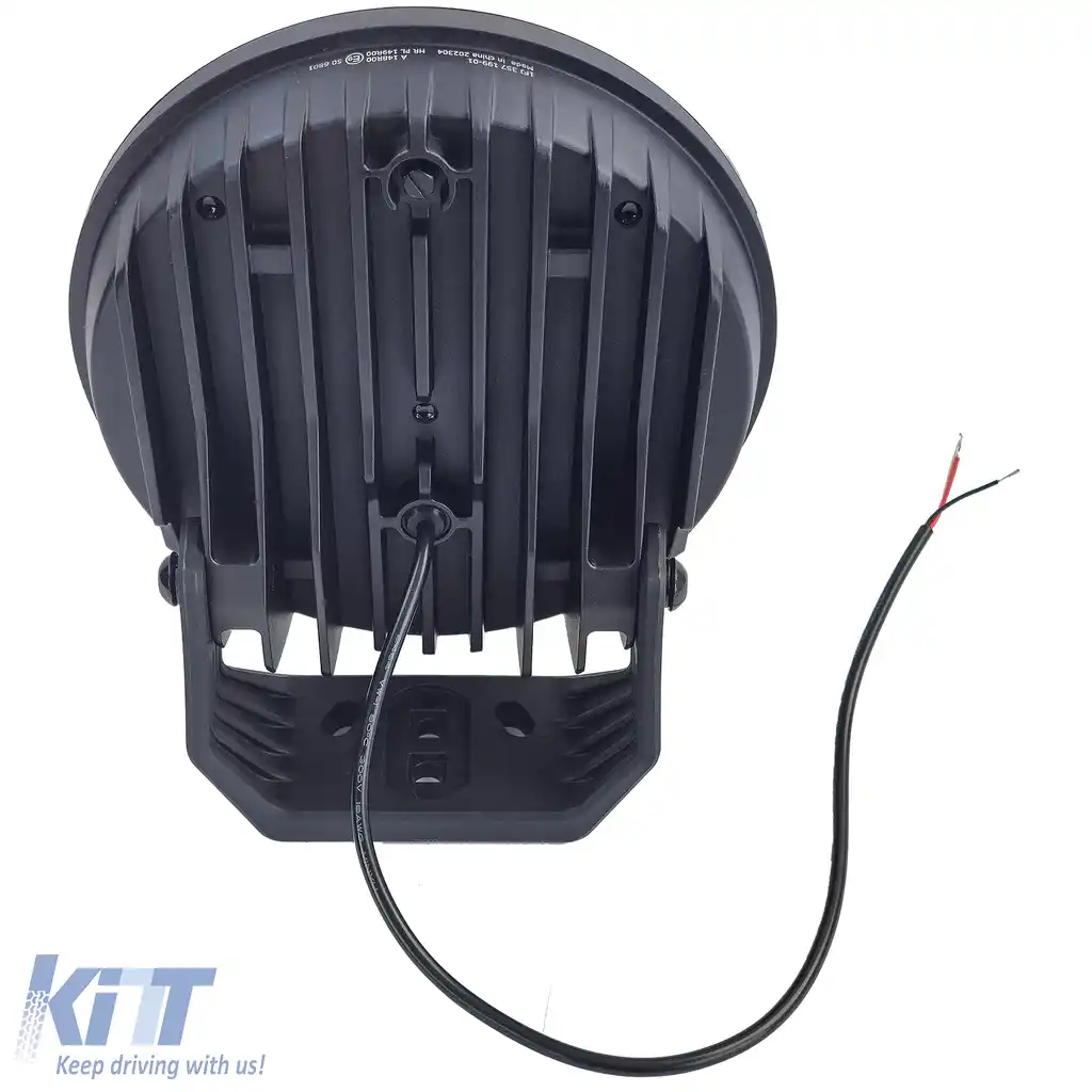 Set de 2 piese HELLA VALUEFIT Faruri auxiliare cu LED pentru faza lungă Black Blade 9˝ Rotund Legale-image-6207629