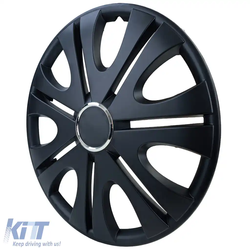 Set de 4 jante Tenzo-R VII de 15 inch, negre mat, trimuri din oțel-image-6208729