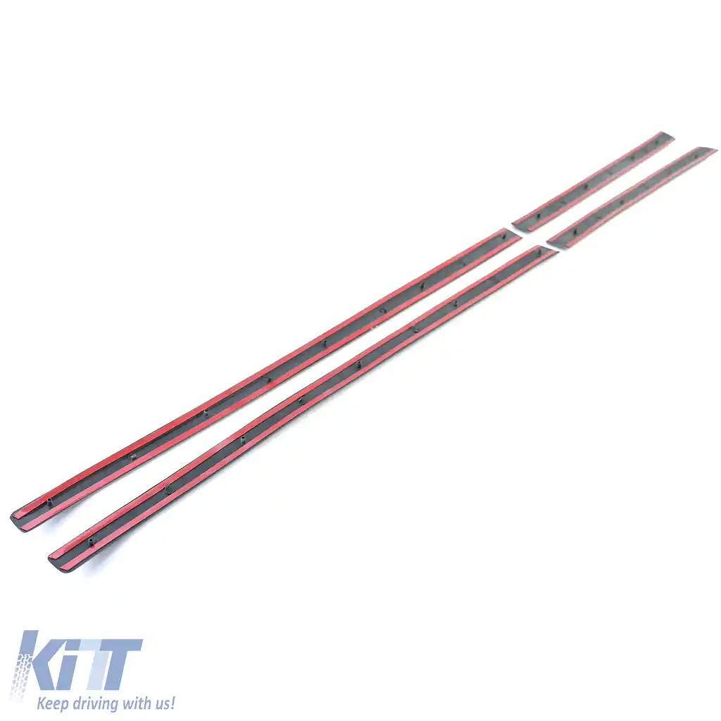 Set de 4 piese de mânere de ușă, benzi de protecție, trim potrivit pentru Audi A4 B6 8E 00-04-image-6239731