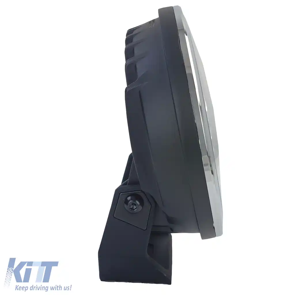 SET DE 4 PIESE HELLA VALUEFIT Faruri auxiliare cu LED cu lamă cromată pentru faza lungă 7˝ Rotund Legale-image-6208439