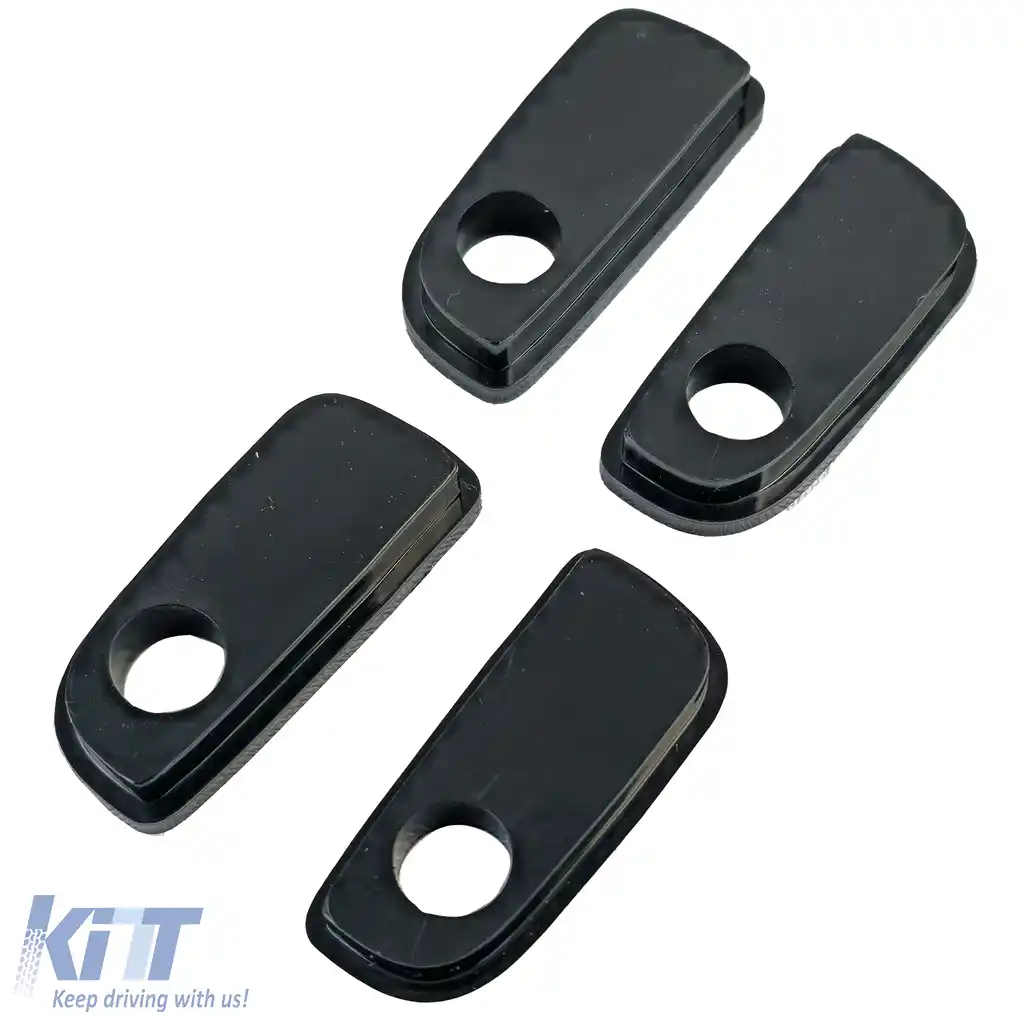 Set de 4 plăci adaptatoare Indy Spacer pentru motocicletă, negre, potrivite pentru Ducati Monster spate