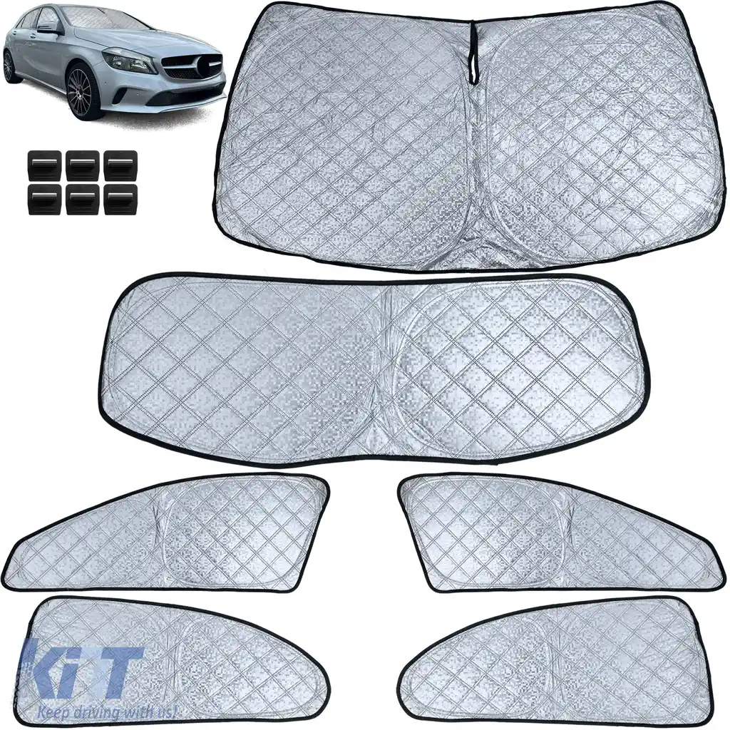 Set de 6 piese parasolar blackout potrivit pentru Mercedes A-Class W176 2012-2018