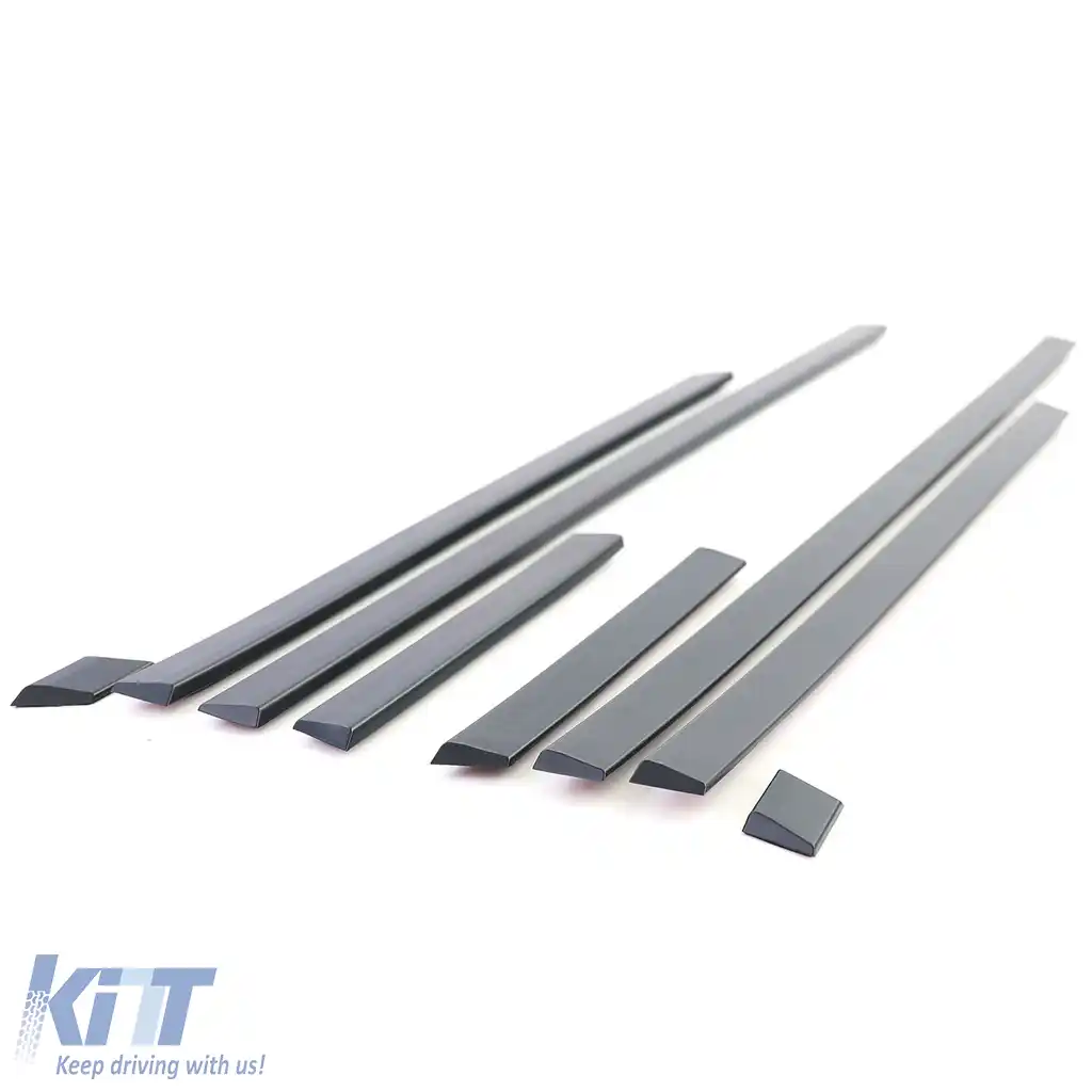 Set de 8 bucăți de benzi decorative pentru uși, potrivite pentru BMW Seria 5 E34 88-96-image-6207260