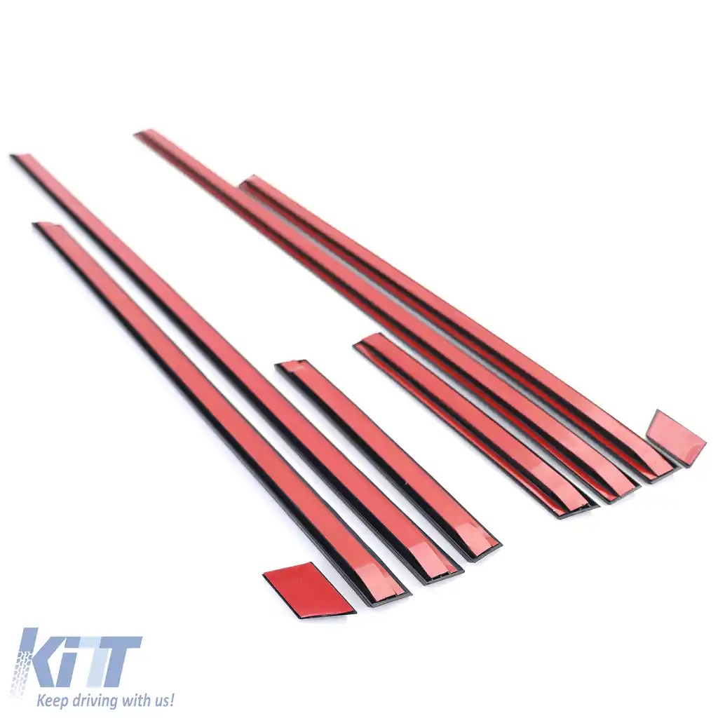 Set de 8 bucăți de benzi decorative pentru uși, potrivite pentru BMW Seria 5 E34 88-96-image-6207262