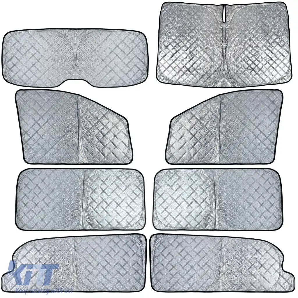 Set de 8 piese pentru protecție solară blackout, potrivit pentru Mercedes Vito Viano W639 2003-2014-image-6208314