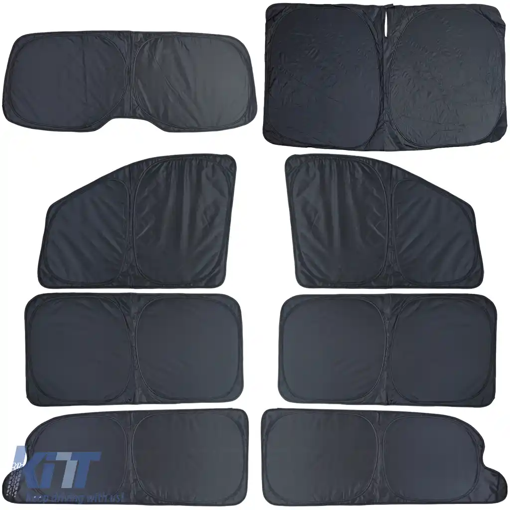 Set de 8 piese pentru protecție solară blackout, potrivit pentru Mercedes Vito Viano W639 2003-2014-image-6208315