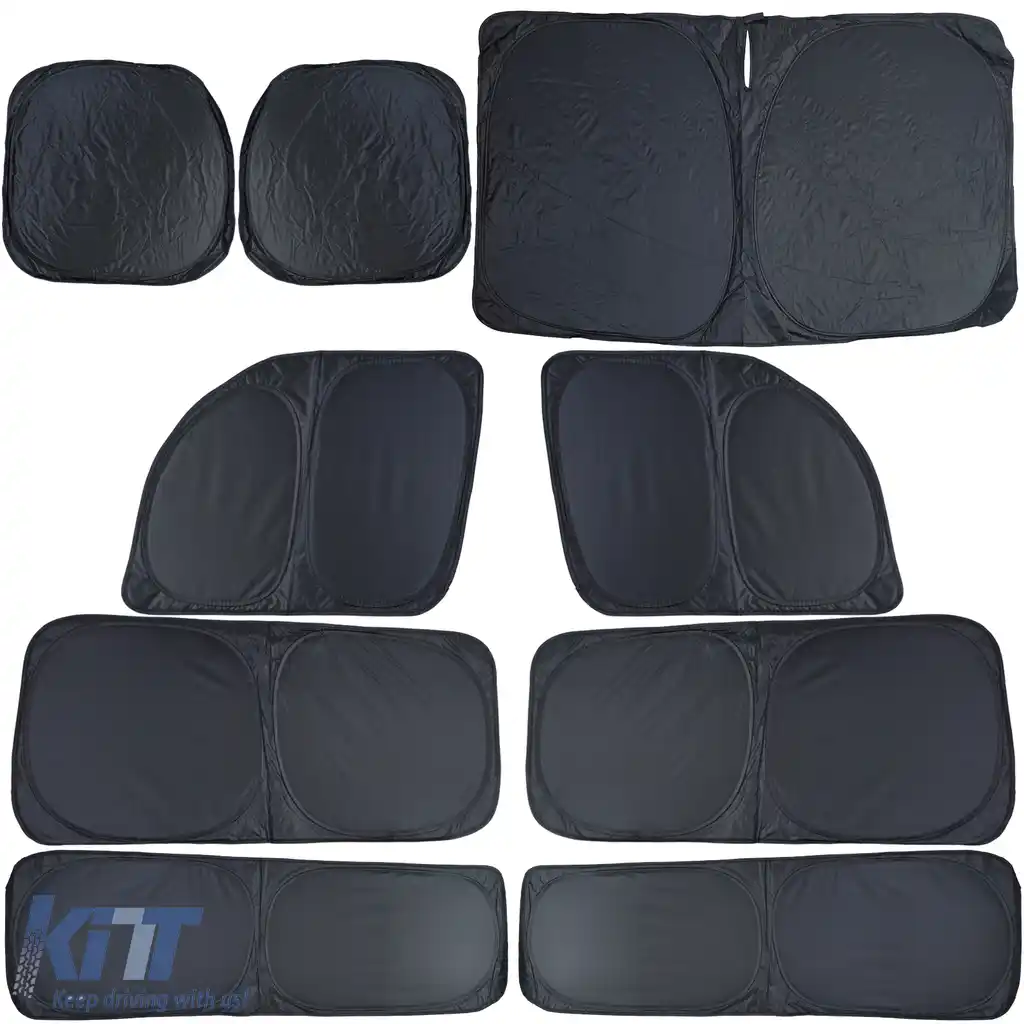 Set de 9 piese pentru parasolar blackout, potrivit pentru Ford Transit Custom 2018-2023-image-6208677