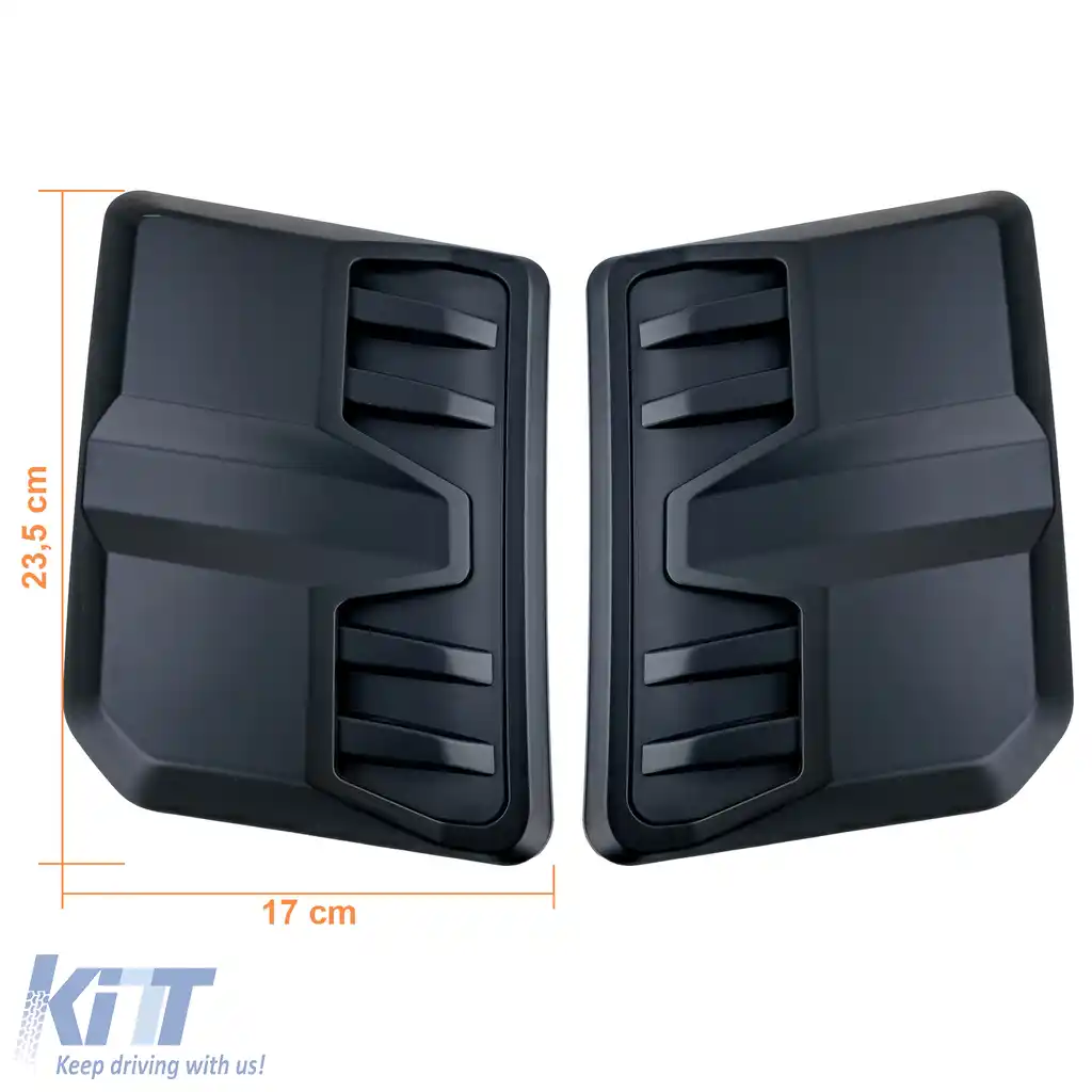 Set de admisie capotă negru potrivit pentru Ford Ranger T9 din 2022-image-6211253