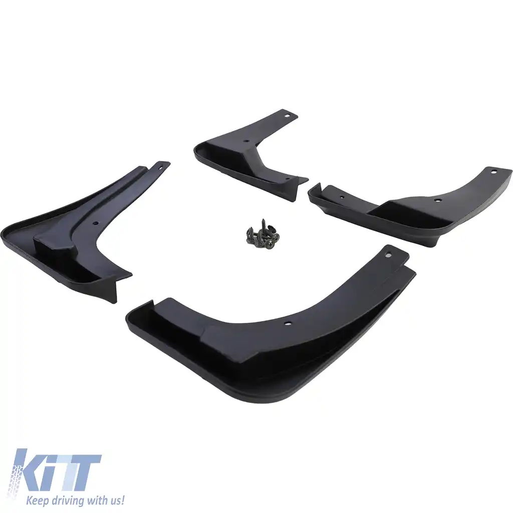 Set de apărători de noroi față și spate, negre, potrivite pentru VW Golf 7 GTI GTD 13-17-image-6192546