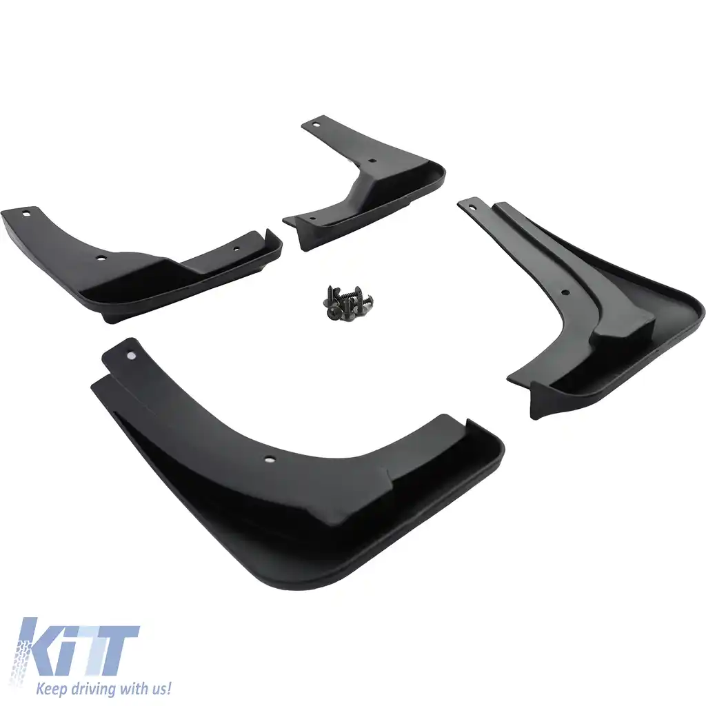 Set de apărători de noroi față și spate, negre, potrivite pentru VW Golf 7 GTI GTD 13-17-image-6192547