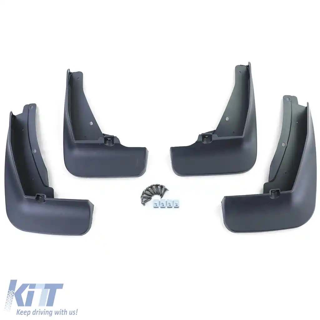 Set de apărători de noroi față și spate, negre, potrivite pentru VW Tiguan cu R-Line 20-23-image-6194096