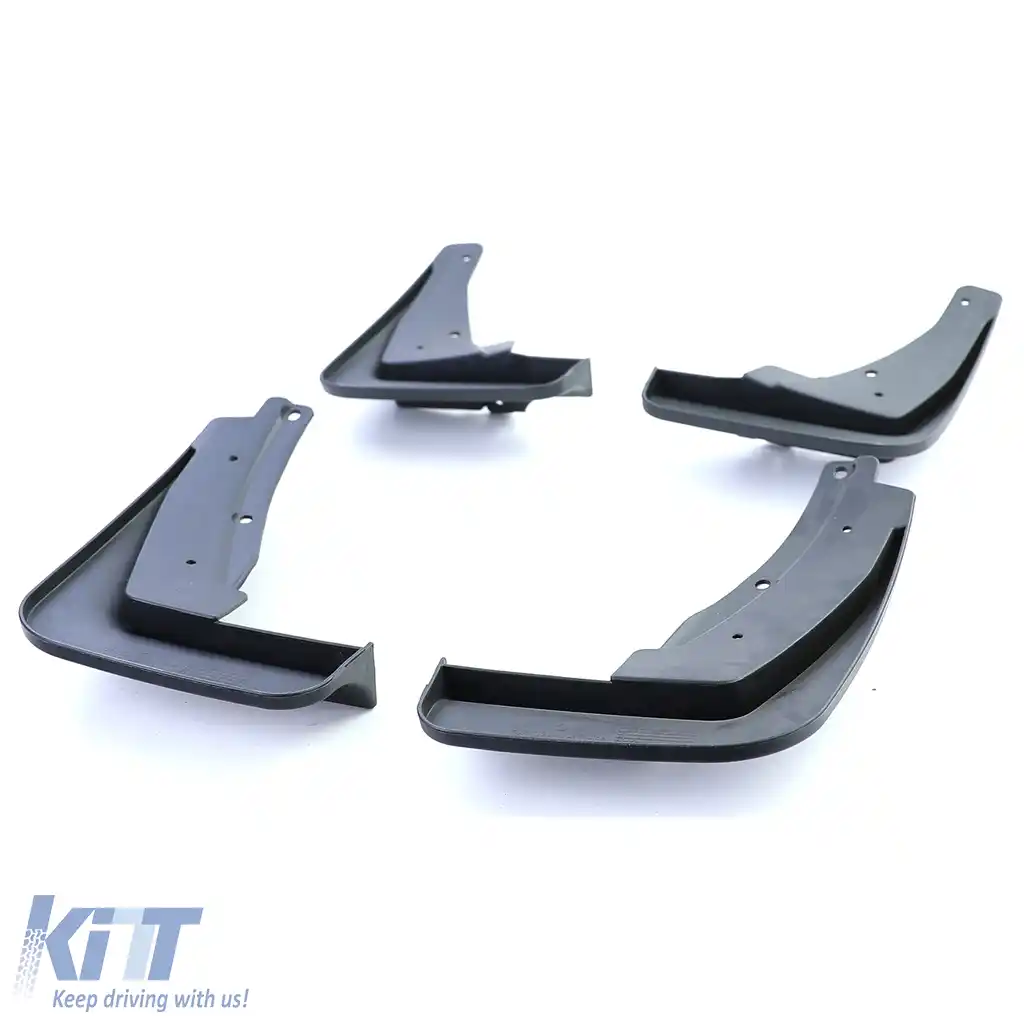 Set de apărători de noroi față și spate, negre, potrivite pentru VW Tiguan cu R-Line 20-23-image-6194101