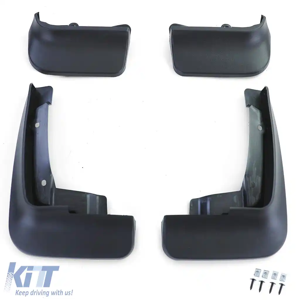 Set de apărători de noroi față și spate, negre, potrivite pentru VW Bus T5 T5.1 T6 T6.1 din 03-image-6200558