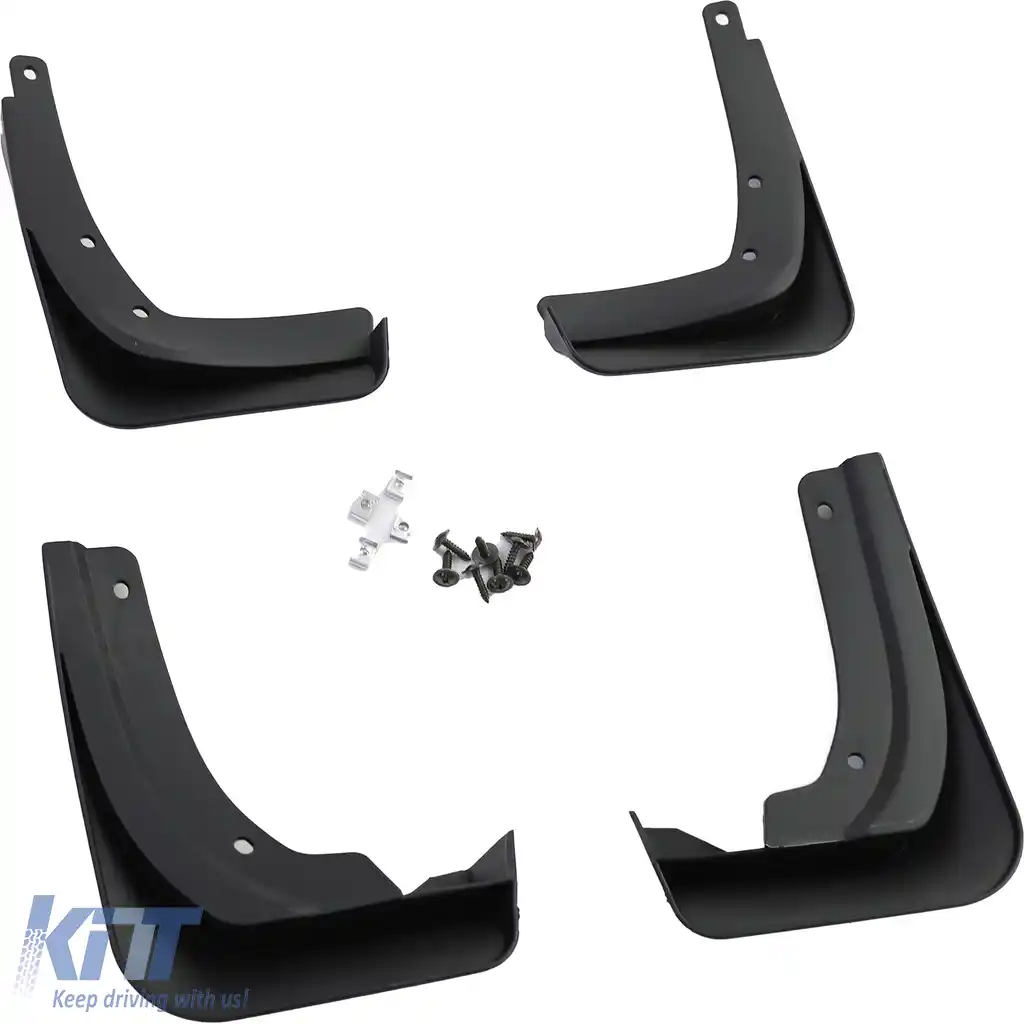 Set de apărători de noroi față și spate negre, potrivite pentru VW Arteon 3H din 2017-image-6200592