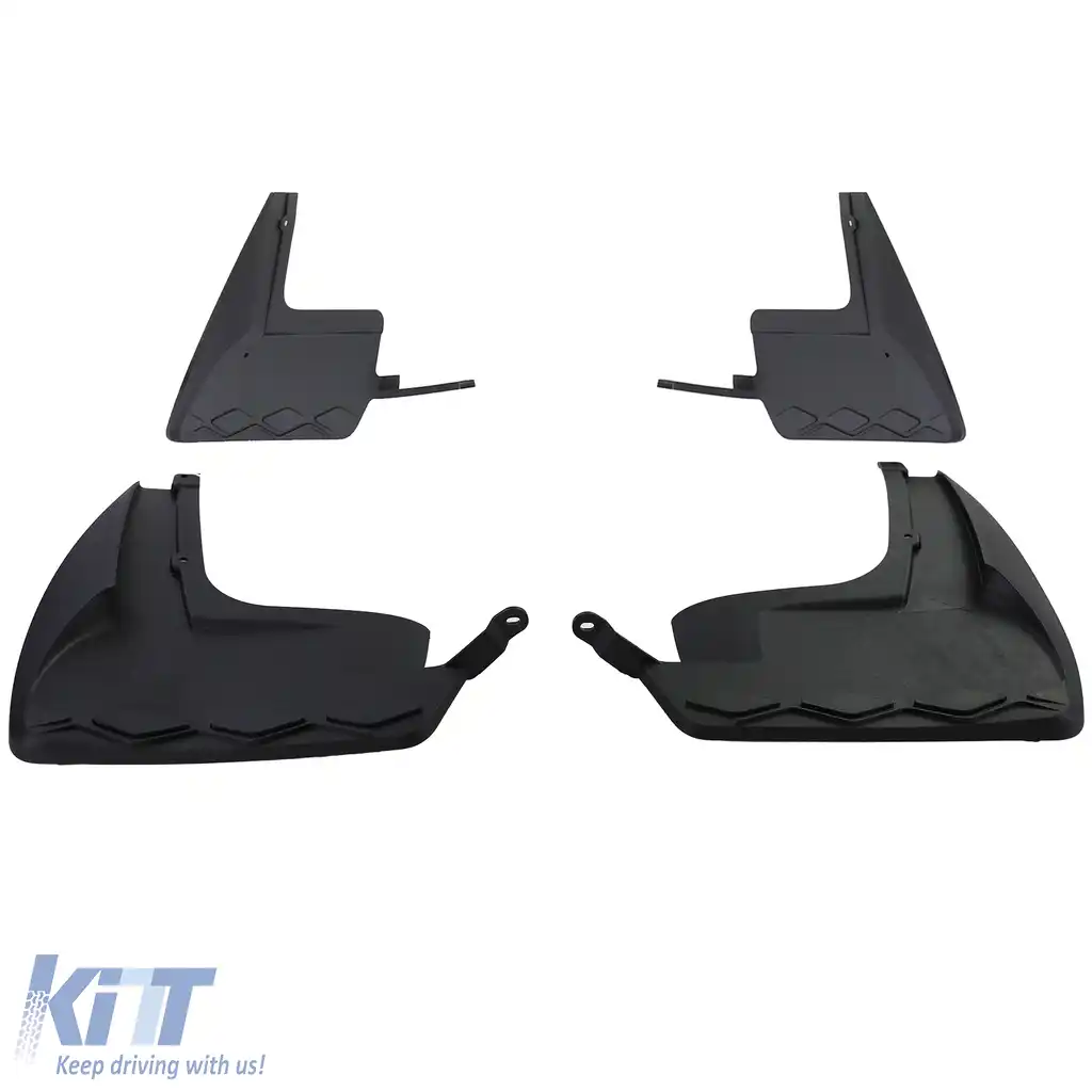 Set de apărători de noroi față și spate, negre, potrivite pentru VW ID.4 din 2020-image-6201623