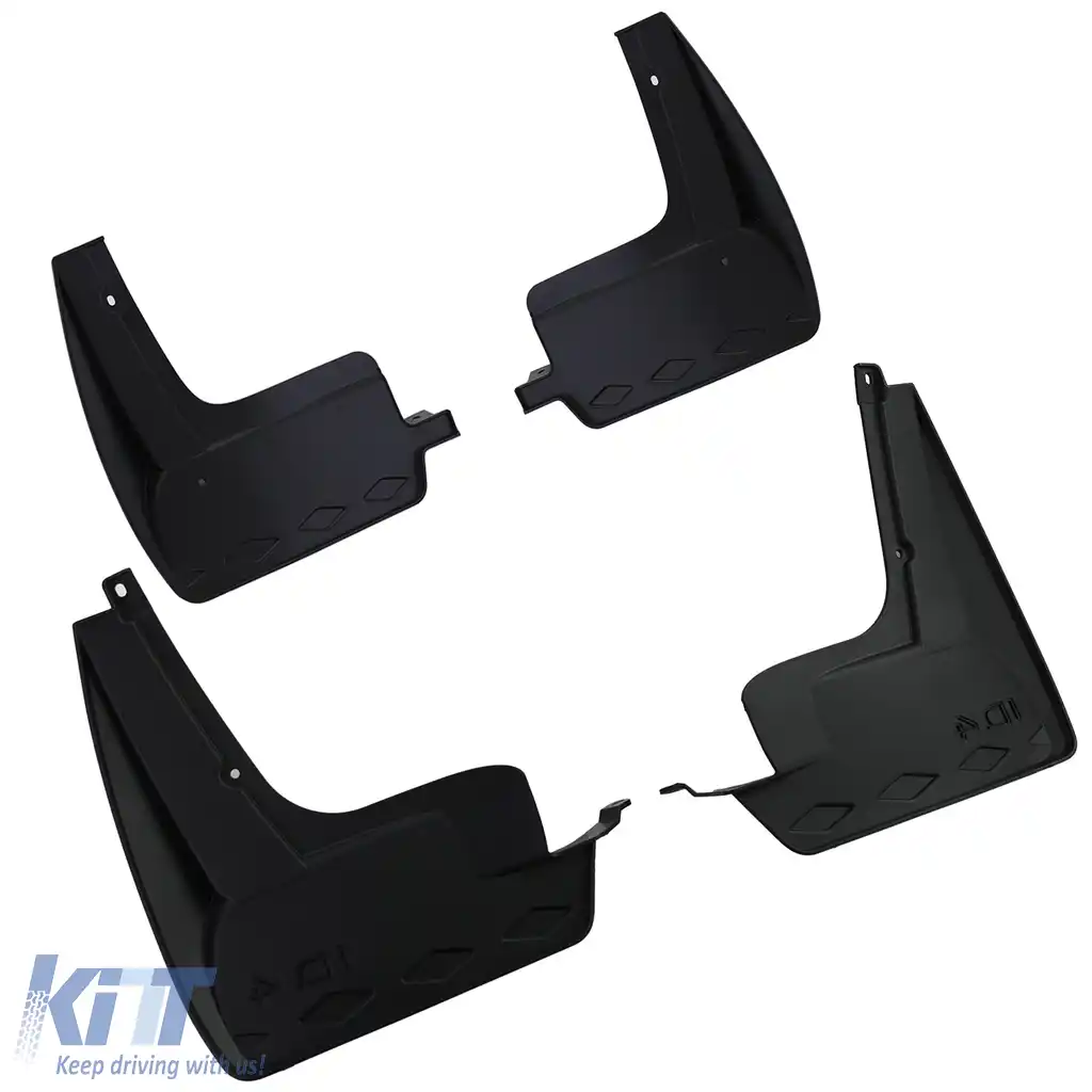 Set de apărători de noroi față și spate, negre, potrivite pentru VW ID.4 din 2020-image-6201626