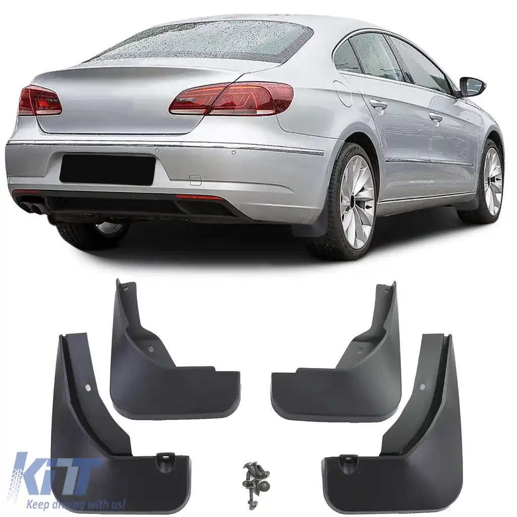 Set de apărători de noroi față și spate, negre, potrivite pentru VW CC 358 11-16