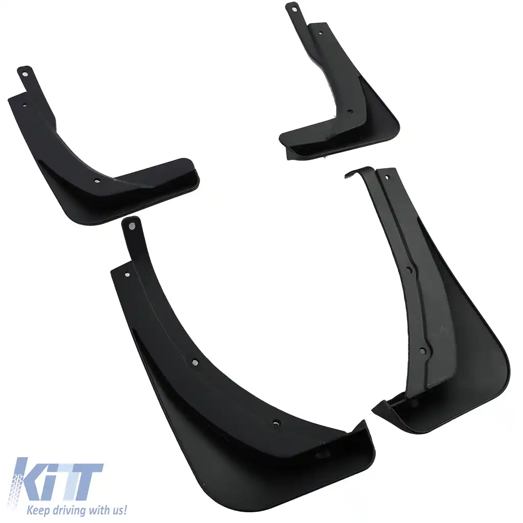 Set de apărători de noroi față și spate, negre, potrivite pentru VW T-Roc din 2017-image-6202442