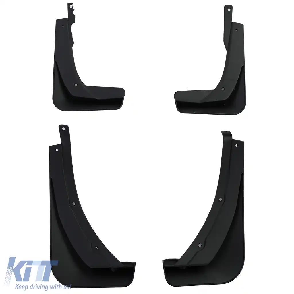 Set de apărători de noroi față și spate, negre, potrivite pentru VW T-Roc din 2017-image-6202443