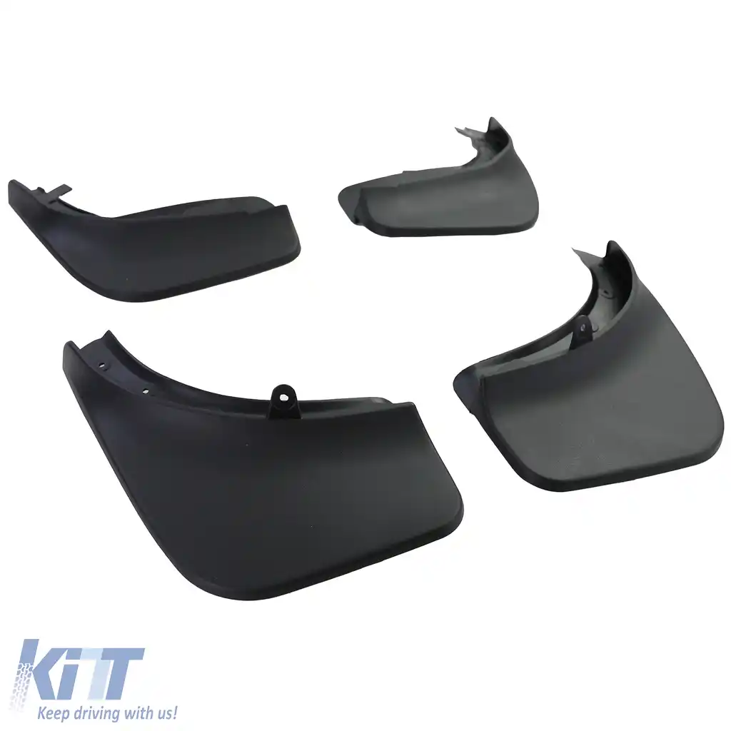Set de apărători de noroi față și spate negre, potrivite pentru VW Touareg II 7P 2010-2018-image-6202446
