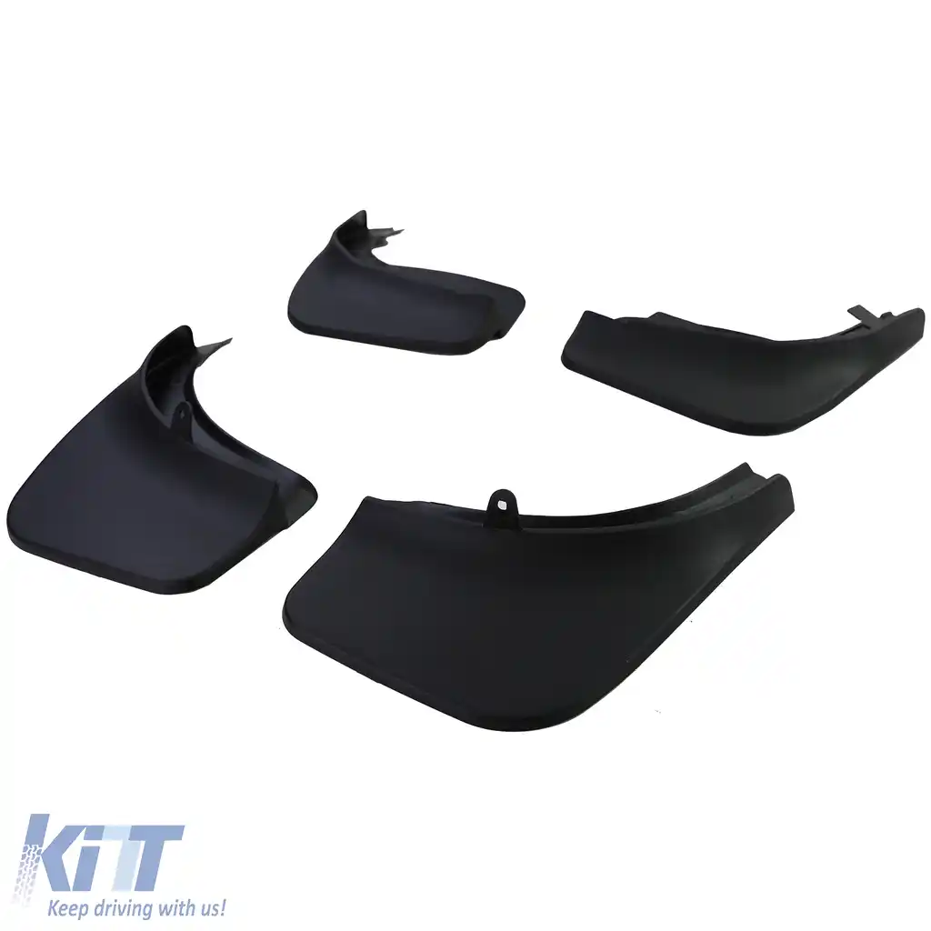 Set de apărători de noroi față și spate negre, potrivite pentru VW Touareg II 7P 2010-2018-image-6202447