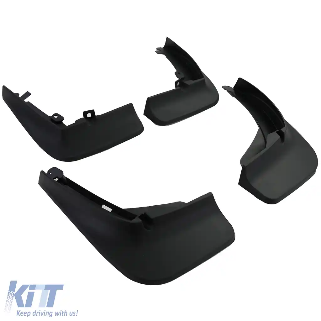Set de apărători de noroi față și spate negre, potrivit pentru VW Touareg CR din 18 fără R-Line-image-6203197